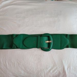 Retro vintage key green belt L/XL